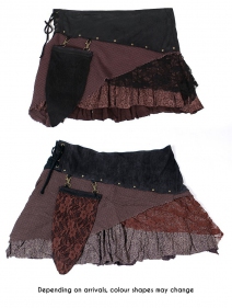  Multi  skirt, Black and Brown