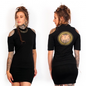  Helios  top, Black and gold