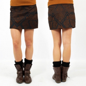  Ishtar Africa  skirt, Brown