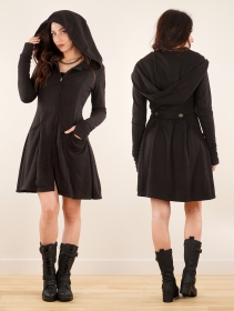  Enchantress  hooded coat, Black