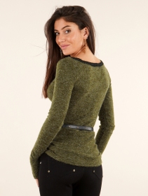 \ Aëlys\  pullover, Green army