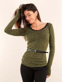 \ Aëlys\  pullover, Green army