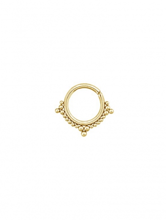 \ Aishan\  gold plated continuous ring