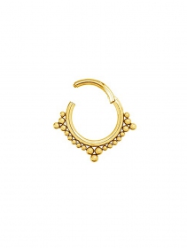 \ Aishan\  gold plated multi-purpose clicker ring