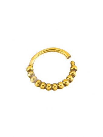 \ Alreki\  golden brass nose ring