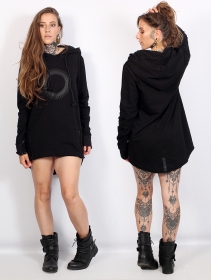 \ Altiplano\  Gender neutral thin hoodie, Black