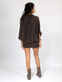 \ Amala\  sleeveless thin pullover, Brown