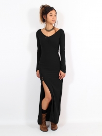 \ Aryäa\  long dress, Black
