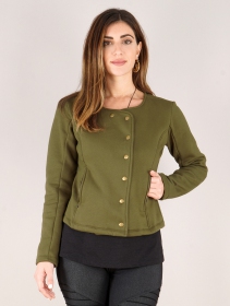 \ Athelleen\  perfecto style jacket, Army green
