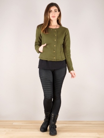 \ Athelleen\  perfecto style jacket, Army green
