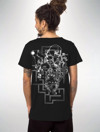 \ Aurelius\' printed short sleeve t-shirt, Black