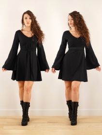 Bohemian dress \ Morphée\ , Black