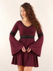 Bohemian dress \ Morphée\ , Wine