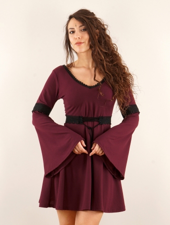 Bohemian dress \ Morphe\ , Wine