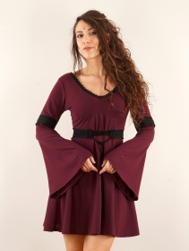 Bohemian dress \ Morphée\ , Wine
