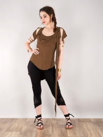 \"Chainat\" tunic top, Brown