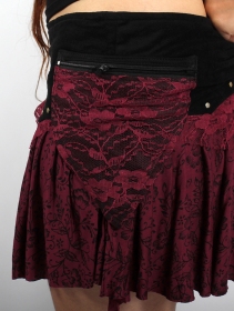 \ Chimey\  skirt, Black and Wine