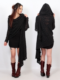 \ Danaeriz\  crochet shawl, Black