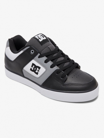 DC Shoes Pure , White, grey and black leather