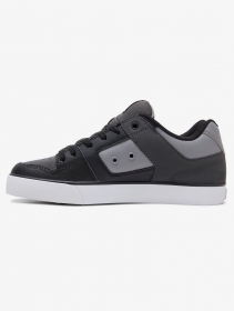 DC Shoes Pure , White, grey and black leather