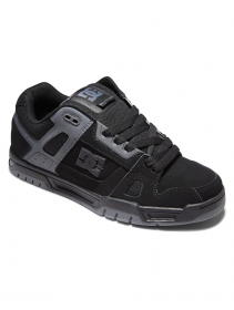 DC Shoes Stag , Black leather and grey details