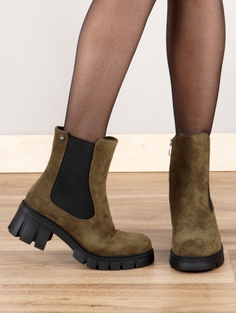 \ Dea\  ankle boots, Army green