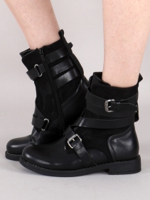 \ Eivor\  strap ankle boots, Black