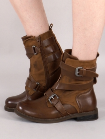 \ Eivor\  strap ankle boots, Brown