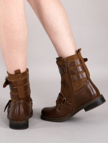 \ Eivor\  strap ankle boots, Brown