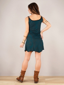 \ Electra Paisley\  printed short strappy dress, Teal