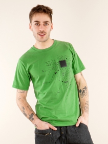 \ Electrosystem\  printed short sleeve t-shirt, Green