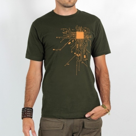 \ Electrosystem\  t-shirt, Army green