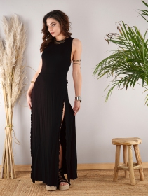 \ Ikshana\  long dress, Black