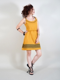 \ Indie Oromë\  dress, Mustard yellow