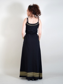 \ Indie Oromë\  long dress, Black