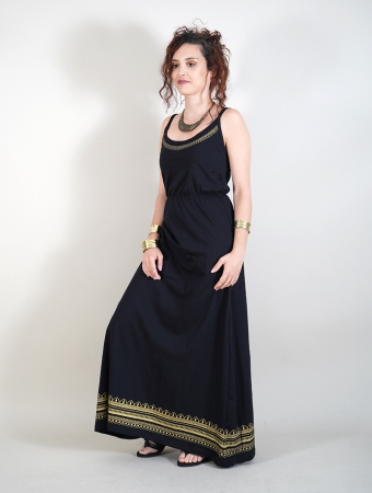 \ Indie Orom\  long dress, Black