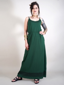 \ Indie Oromë\  long dress, Forest green