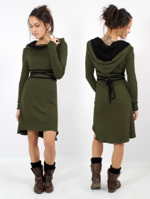 \ Käliskä\  sweater dress, Army green and black