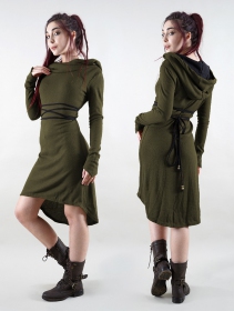 \ Käliskä\  sweater dress, Army green and black