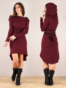 \ Käliskä\  sweater dress, Wine and black