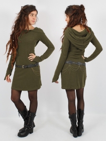 \"Karmäa\" sweater dress, Army green