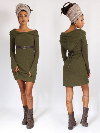\ Karmäa\  sweater dress, Army green