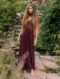 \ Lazüli\  loose and reversible strappy long dress, Wine