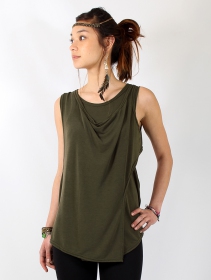 \ Leigha\  loose sleeveless top, Olive green