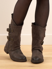 \ Lira\  boots, Dark brown