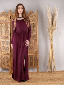\ Lotus Artanis\  long sleeve long dress dress, Wine