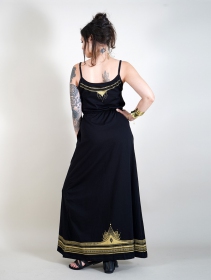 \ Lotus Oromë\  long dress, Black