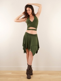 \ Manoï\  2 in 1 skirt top, Army green