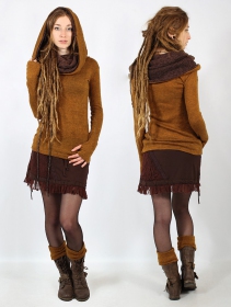\ Mantra\  pullover, Rusty and brown