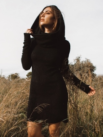 \ Mantra\  sweater dress, Black